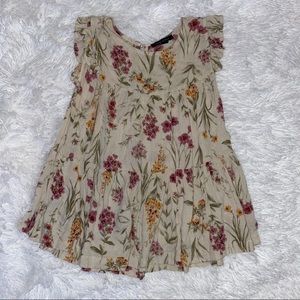 Floral Short Sleeve Top